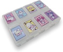 Sanrio Karakter Di- Cut Medicine Supplement Portable Accesories Kasus Perjalanan dengan 8 Subdivision tutup (Mix) Multicolor