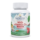 Anak-anak Gummi dari Nordic Vitamin D3, Splash Watermelon - 60 Gummies - 400 IU Vitamin D3 - Kesehatan Tulang, Kebal Kebal - Tanpa-GMO, Vegetarian - 60 Servings