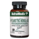 NutraMedix Antarctic Krill Oil 500mg - Fish Oil Suplement - Omega-3s (EPA & DHA) + Astaxanthin - Red Krill Supplemen untuk Gabungan, Imune Heart, Liver & Brain Health Dukungan (60 Softgels)
