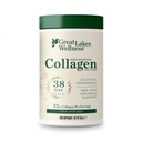Great Lakes Gelatin, Collagen Hydrolysate, Pasture- Dibesarkan Gras- Fed, Non GMO (4 Cans of 16 Ounces)