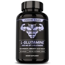 Prime Labs L Glutamine Capsules 600mg - Supports Strength, Muscle Recovery, Imunity, & Gut Health - Amino Acid Suplemen - untuk Pria & Perempuan