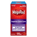 Omega--3 Krill Oil dan Tambahan Gabungan - Megared Joint Care 60 softgel - EPA / DHA asam lemak, antioksidants, asam Hyaluronic, tidak ada bersendawa setelah makan seperti dengan Minyak Ikan