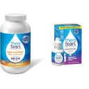 TheraTears 1200 mg Omega 3 Supplemen untuk Nultrition Eye, Organik Flaxseed Triglyceride Fish Oil dan Vitamin E, 180 Count & Dry Eye Terapi Lubricating Eye Drops for Dry Eyes, 1 fl oz Bottle Twins Pack