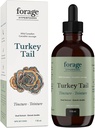 Forage Hypergroood- Original Canadian Wild Turkey Mushroom Superfood Liquid Extract Taincture, Vegan, Non-GMO, Immune System and Gut Health Support, 118ML