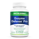 Enzyme Science Enzyme Defense Pro, 60 Kapsul-Imunity Supplemen - Formulated with Vitamin D3, L-Lysine, Calcium, and Protease - Enzyme Diatle Support -Immune System