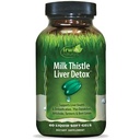 Irwin vocerals Milk Thistle Liver Detox - 60 Liquid Softgels - Suffels Pendukung Kesehatan Hati dengan Dandelion, Artichoke, Turmeric & Green Beet Root
