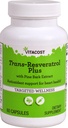 Vitacost Trans- Resveratrol Plus -- 60 Vegetarian Capsules
