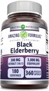 Amazing Formulas Sambucus Black Elderberry 124; 300 Mg Extract 10: 1 (3000 Mg Equivalen) Average (1 Pack, 360 Count)