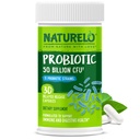 Produksi NATURELO untuk Kesehatan Digetical - 50 Milyar CFU, 11 Strains Tambahan Harian Strains - Boosts Immune System, Demination Rilis, 30 Vegetarian Capsules