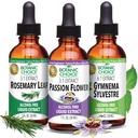 Bunga Passion Botanic Choice, Rosemary Leaf, & Gymnema Sylvestre Extracts Bundle