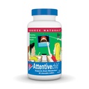 Nutitients Cognitive Sumber Anak-Anak Aktif - Peningkatan Fokus & Perhatian dengan DMAE, Magnesium, Zinc & Grape Seed Extract - 60 Wafers Chewable.
