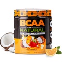 Nutrologi BCAA Natural - Plant Based BCAA Powder, Orange Coconut Flavor, Optimined 2: 1: 1 Rasio Amino Acids Powder for Pre Workout & Post Workout Recovery, Vegan, Gluten- Free, Non-GMO, 30 Pegawai