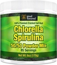 Premium Chlorella Spirulina Powder 124; 85 hamba yang baik, bukan-GMO 124; Perkembangan Sinar Matahari 124; Warna Hijau Dalam 124; Dinding Sel Cracked 124; Alkalyzing 124; Protein Tinggi 124;