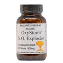 Barlowe 's Elixirs Herbal OXYSTORM wahyu N.O. Explosion 124; Red Spinach Extract 9% 124; Natural Nitric Oxide Booster = 500mg Per Capsule = 124; 60 Vegan Capsules 124; No Oxlates, Bebas, Kaca Botol
