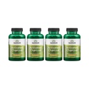 Swanson Aktivated Arang - Suplemen Alam Mendukung Absorpsi Sehat - Membantu w / Bloating & Mempertahankan Regularitas Bowel - (120 Capsules, 520mg per Serving) 4 Pack