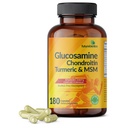 Futuregrane Glucosamin Chondroitin Turmeric & MSM Advanced Journal Joints & Mobility - Non-GMO, 180 Capsules