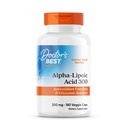 Doctor 's Best Alpha-Lipoic Acid 300, Support Antioksidant Fungsi & Glycemic Balances, Non-GMO, Gluten Free, Vegan, Soy Free, 300 mg, 180 Veggie Caps
