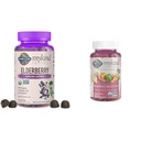 Taman Kehidupan Organik Elderberry Gummies untuk Orang Dewasa & Anak-Anak - Pendukung Kebal Dukungan dengan Organ Buah & Organisasi Perempuan 40 + Gummy Vitamin - Berry - Disertifikasi Organik