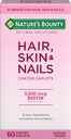 Nature 's Bounty Hair, Skin & Nails, 60 caplet