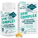 Specialized Pro-Resolving Mediators dan SPM Plecursor Complex, SPM Suplement for Balanced Immune Response, Brain, Tissular & Cellular - 120 Softgels