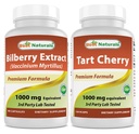 Best Compials Bilberry Extract 10000mg & Tart Cherry Extract 1000 mg