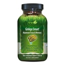 Irwin Pulcials Ginkgo Smart Powerful Nootropic Brain Booster - Mensupport Maximum Memory, Focus & Mental Clarity with DMAE, Clubmos, Choline & Acetyl L- Carnitine - 60 Liquid Softgels