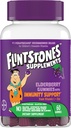 Flintstones Vitamin Elderberry Gummies for Kids with Imunity Support from Vitamin C & Zinc, Ammune Support Gummies, Multivitamin for Kids, Gluten Free, 60 Count