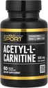 California Gold Nutrition Acetyl- L- Carnitine, 500 mg, 60 Veggie Capsules