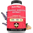 Nutrivena Premium Fadogia Agrestis dan Tongkat Ali Suplemen dengan Turkesterone - 1100 mg - 120 Caps - Synergistic Blend for Performance, Kekuatan, & Recovery for Men & Women of All Ages