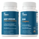 Dr. Tobias Deep Immune Progories & Pregren dan Dilm Complex, Support Digetical Health, Gut Immune Fungsi, Hormone Salvation for Women & Men