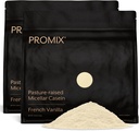 Promix Nutrition Casein Protein Powder - Grasin - Grass- Fed, Pazial Raised, Slow Rilis 25g Mivath Casein - 5.4g BCAAs Gluten Free, Sugar Free, Soy Free - Vanilla, 5lb