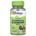 SOLARAY Echinacea dan Elderberry Capsules, 440 mg 124; 100 Count