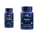 Ekstensi Hidup N- Acetyl- L- Cysteine (NAC) & Glycine 1000 mg, Promotes Relaxation, Healthy Tidur, Amino Acid, Gluten- Bebas, Non-GMO, Vegetarian, 100 Capsules