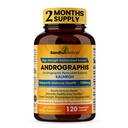 SANDHUHERBALIS Sandhu Herbals Andrographis Paniculata Kalmegh untuk Dukungan Kesehatan Ammune dan Hati; 120 Vegetarian Capsules, 2 Bulan Suppply 124; Ayurvedic Herbal Vegetarian Supplex