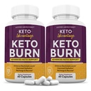 Laboratorium yang disederhanakan (2 Pack Keto Adviously Keto Burn Pills 1275MG New & Impressed Formula Berisi Apel Cider Extra Virgin Oil Pounder Green Tea Leaf 120 Capsules