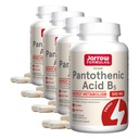 Jarrow Formulas Panthenic Acid B5 500 mg - 100 Veggie Caps - Escuso B Vitamin Dieter Suplemen - Produksi Energi & Metabolisme Dukungan - 100 Hamba (Paket 4)