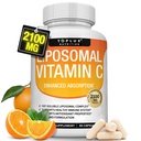 Liposomal Vitamin C 2100mg High Absorpsi Fat Soluble VIT C - Imune Dukung Collagen Booster Defenity & powerful Antioksidant, MCT Oil & Sunflower Lecithin, Acsorbic Acid, Vegan Non-GMO