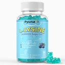 L- Lysine Gummies 1000mg, 5 dari 1 Kekuatan Ekstra untuk Dukungan Imune, Skin & Lip Kesehatan, Suplemen Lysine Chelable untuk Anak Dewasa, 60 Count