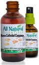 Nano Colloidal Minerals Supplement Liquid Colloidal Copper Mineral 2oz 240plum Bottle Kosher Bersertifikat semua alami untuk Dewasa, Pria, Perempuan, Anak-anak (Semprot)