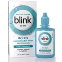 Blink Tears Lubricating Eye Drops, Moisturizing & Soo thing for Mild to Moderate Dry Eyes, with Hyaluronate, Reduces Discomfort, Long- Lasting Hydration, Soothes & Moisturizes, 1 Fl Oz