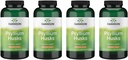 Swanson Psyllium Husk Dietary Fiber Suplemen 610 mg 300 Capsules - (4 Pack)