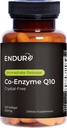 Endur Kristal- Free Co-Enzyme Q10, Suplemen Pertahanan Heart & Antioksidant, Membantu Dukungan Produksi Energi, Gluten Bebas, 100mg (120 Softgels)