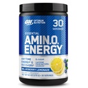 Optimum Nutrition Amino Energy - Pre Workout with Green Tea, BCAA, Acids, Keto Friendly, Green Coffee Extract, Energy Powder - Blueberry Lemonade, 30 Servings (Packaging May Wary)