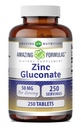 Luar biasa Formulas Gluconate 50 Mg Supplemen 126; Tablet 126; Non-GMO 124; Gluten- Free Gluten-Free 124; Dibuat di AS (1 Pack 124; 250 Count)