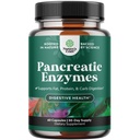 Enzim Dioksidasi Pankretin & Men dengan Protease & Amylase - Bloating, Stomach Health, Fat, Carb & Protein
