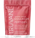 Truvani Hydrolyzed Collagen Peptides, 124; Unfearorored 124; 28 Services 12.4; 20g Grass-Fed Collagen Powder = 124; Promopes Hair, Skin, and Nail Health 124; Dairten & Gluten Free Fall 124; Women & Men & 4ary; Package May Vary