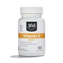365 oleh Whole Foods Market, Vitamin E 400 IU dengan Tocopherol Mixed, 60 Count