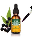 Herb Pharm Certified Organic Black Elderberry Liquid Extract for Imune System Dupport, Organic Cane Alkohol, 1 Oz