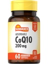 Sundance CoQ10 200mg Softgeels 124; 60 Count 124; dengan Black Pepper Extract 126; Non-GMO & Gluten Free Suplemen