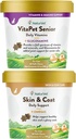 - Skin & Coat Plus Omegas for Cats - 60 Soft Chews 124; Pasokan Kesehatan Skin & Glossy Coat 124; & VitaPet Senior Daily Vitamin for Cats, Formulated to Provide Estial Mineral, 90 g, 60 Count